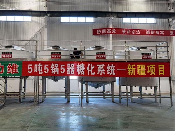 临邑精酿啤酒设备厂—5吨精酿啤酒设备—新疆项目